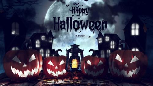 Videohive - Halloween Intro | Happy Halloween MOGRT - 40304628 - 40304628