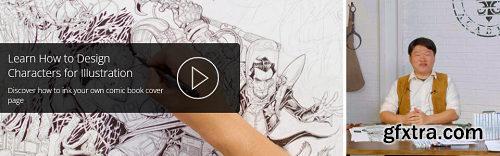 American Comic Style - Inking a Comic Cover with Daxiong Guo