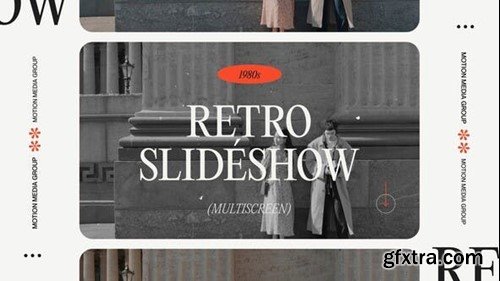 Videohive Multi Screen Retro Slideshow 40240035