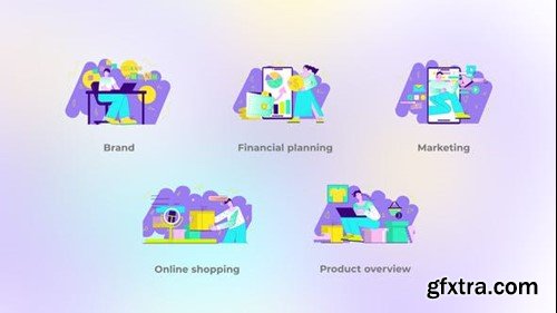 Videohive Online shopping - Flat concepts 40327440