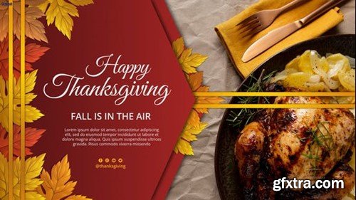 Videohive Happy Thanksgiving Presentation 40314874