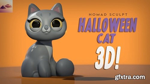 Halloween Cat 3D! A Nomad Sculpt Tutorial