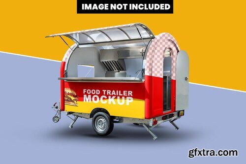 Food trailer mockup