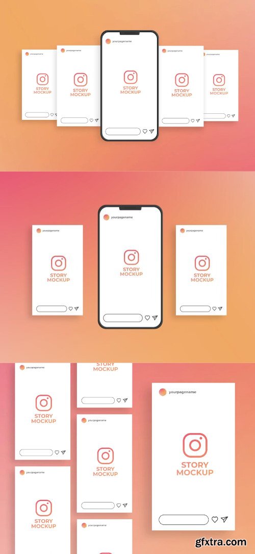 Instagram stories mockup