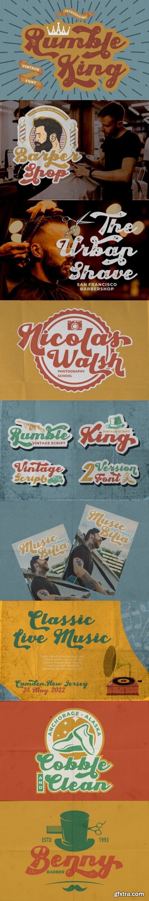 Rumble King Font