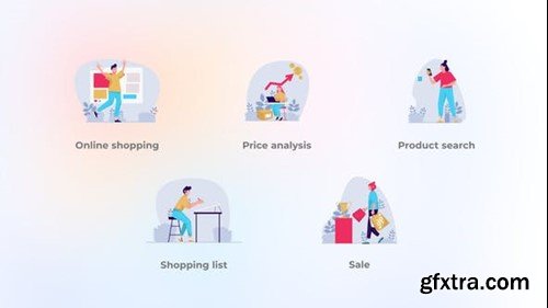 Videohive Shopping - Flat concepts 40344719