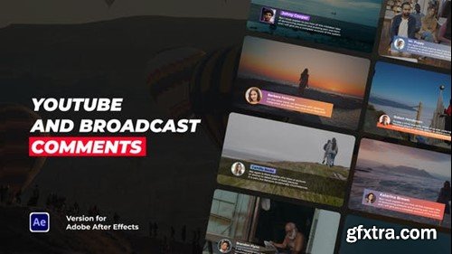 Videohive Youtube and Broadcast Comments 40325956