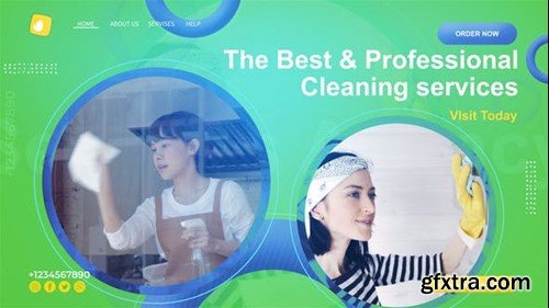 Videohive Cleaning Service Promo 40200046