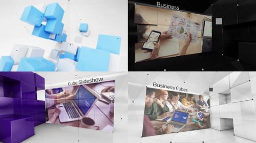 Videohive - Business Cubes Intro - 40328492 - 40328492