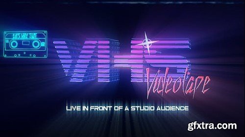 Videohive 80s VHS Scan Logo Reveal 40359057