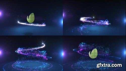 Videohive Glowing Particles Logo Reveal 18 17732008