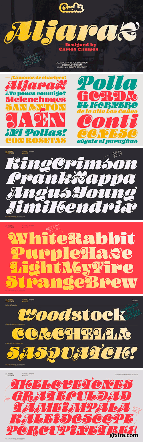 Aljaraz Font Family