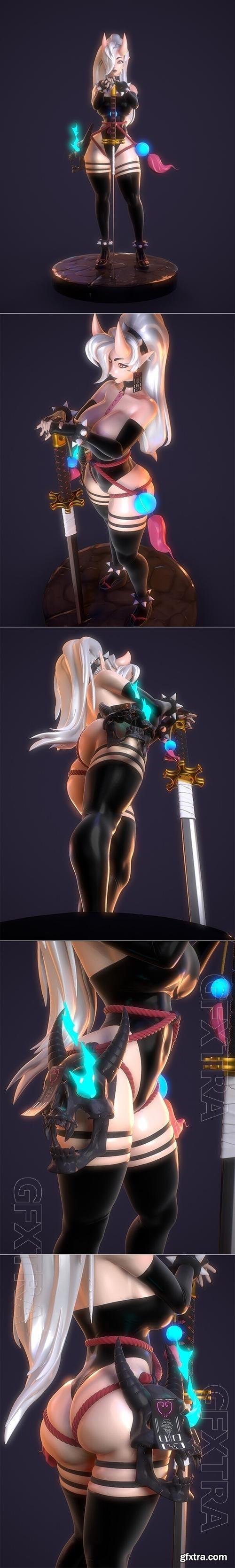 Sword Grl 3D Print