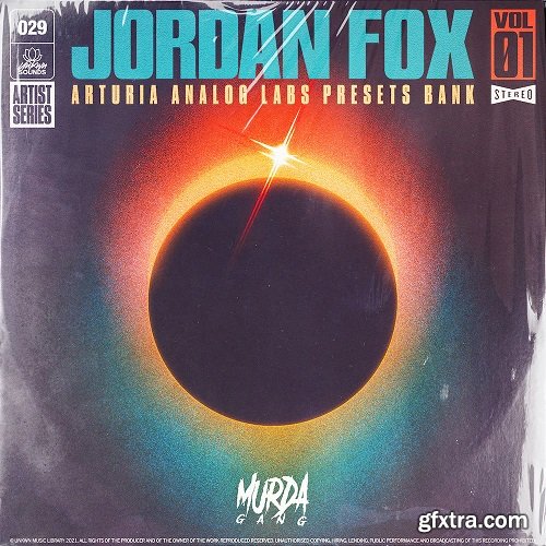 UNKWN Sounds Jordan Fox Vol 1 (Analog Lab Presets Bank)-FANTASTiC