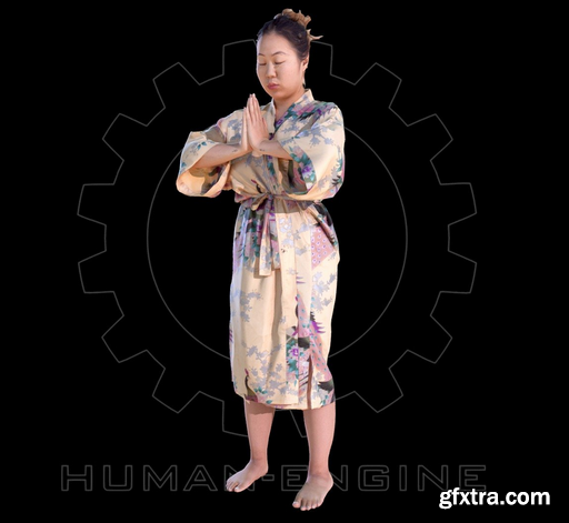 Japanese Female Scan 3D Model