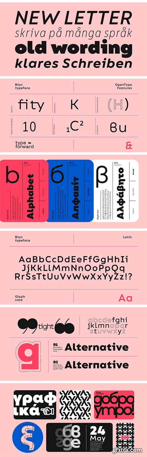 Bion Font Family