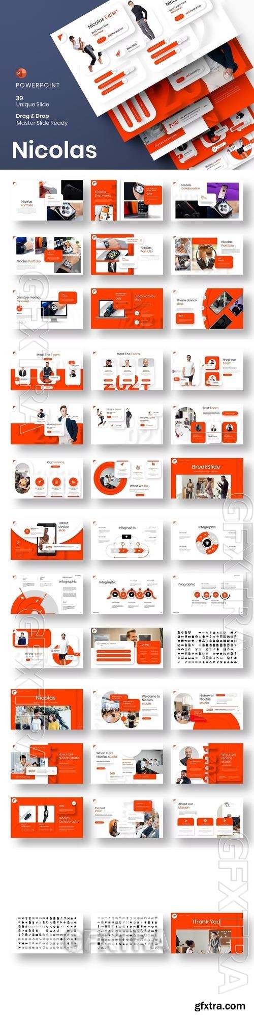 Nicolas - Business PowerPoint, Keynote and Google Slides 