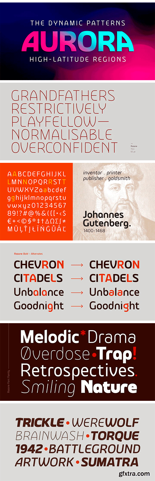 Rasane Font Family