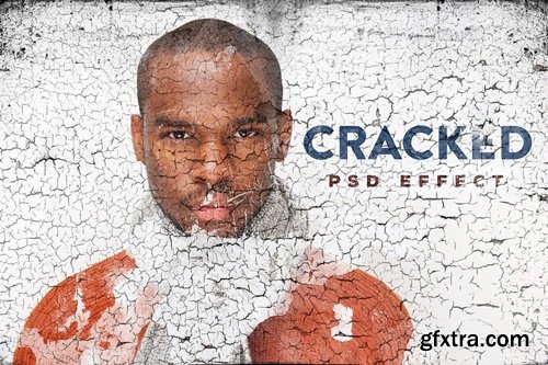 Cracked Painted Texture Mockup WGBHAZC