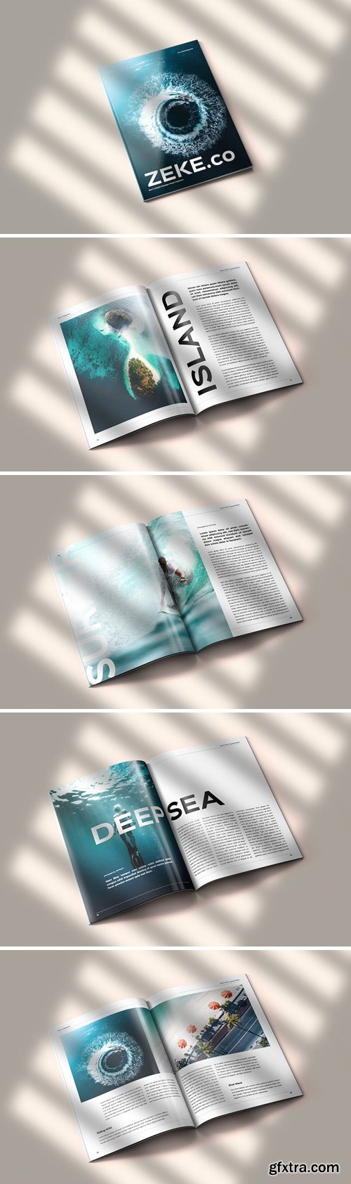 Zeke - Magazine Template Indesign GMKLB4R