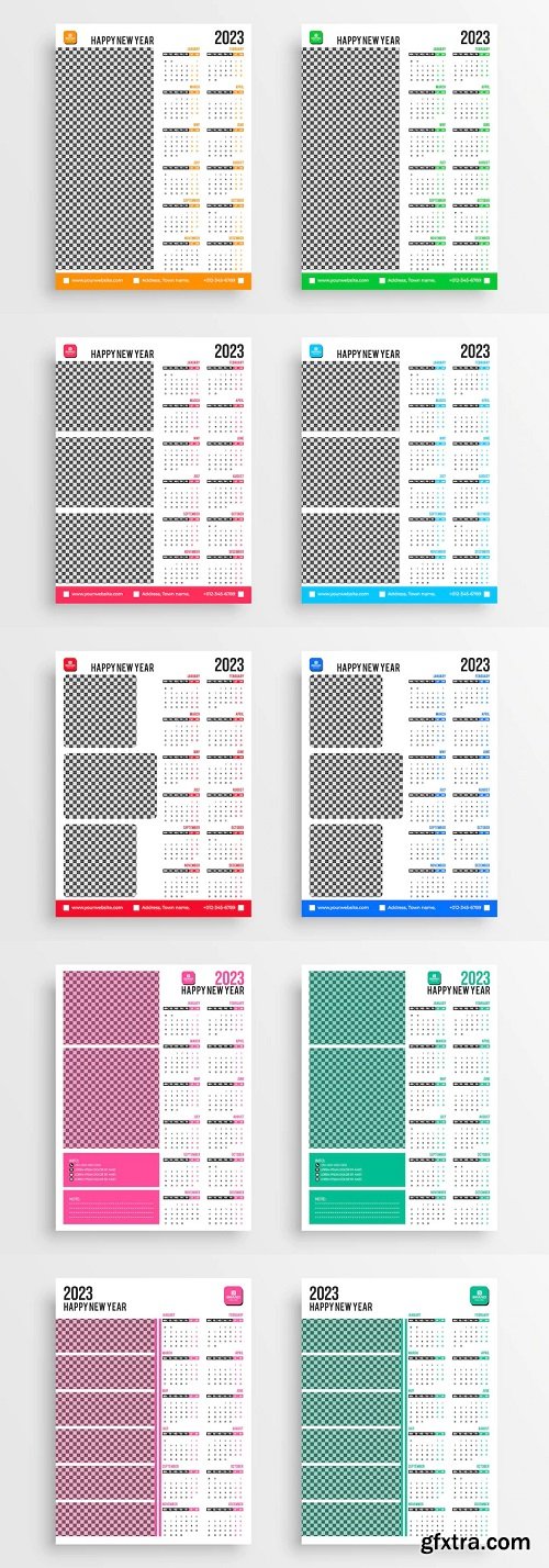 Calendar 2023. calendar design template. wall calendar design 2023.