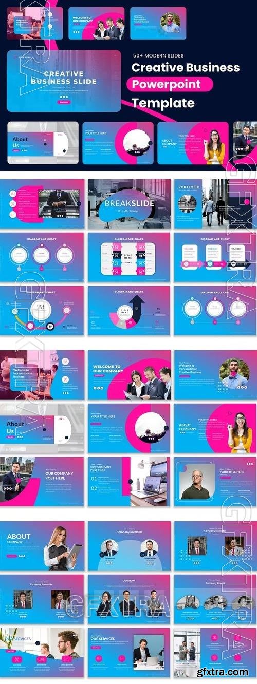 Creative Business Slide PowerPoint Template UEM2NEH