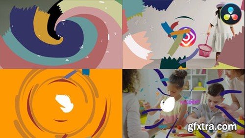 Videohive Colorful Brush Opener 40384745