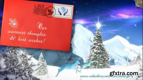 Videohive Christmas Greetings e-Postcard 9465680