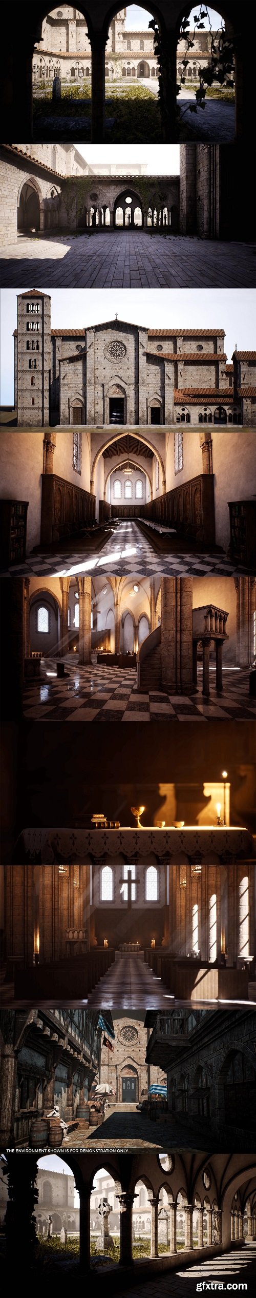 Unreal Engine - Medieval Modular Church