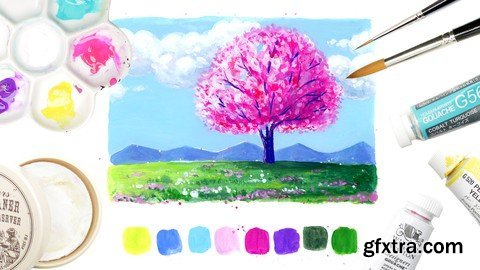 Painting With Gouache Made Fun & Easy! Beginner Art Tutorial