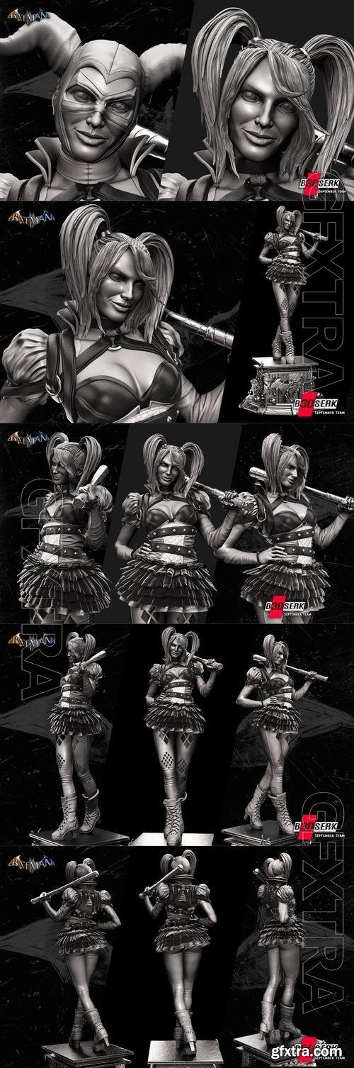 B3DSERK - Harley Quinn Sculpture 3D Print