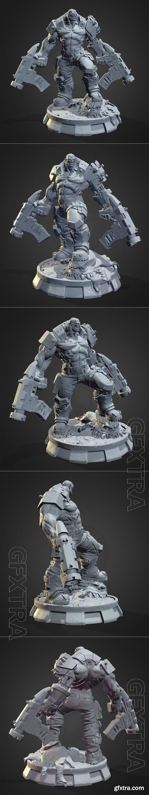 Orc Cyborg 3D Print