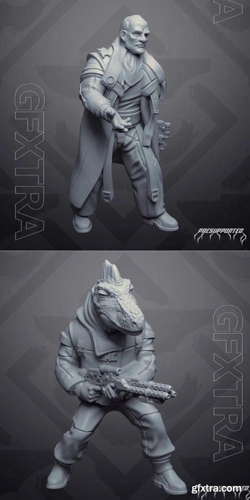 Dust Myte and Jawline 3D Print