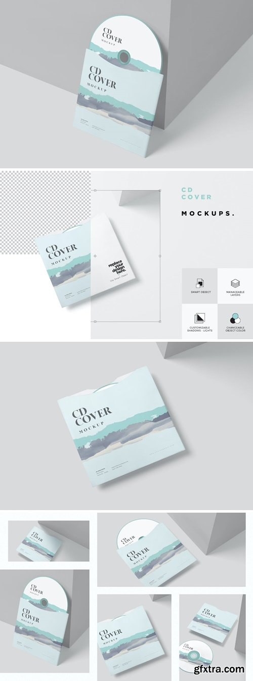 CD Envelope Mockups 2BJXHTN