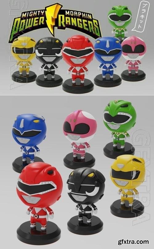 Plakit - Power Rangers 3D Print