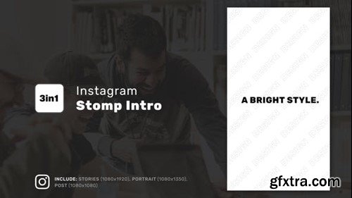 Videohive Instagram Stomp Intro 40381733