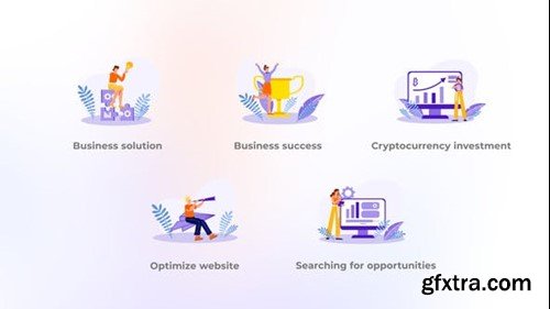 Videohive Business success - Flat concepts 40367636