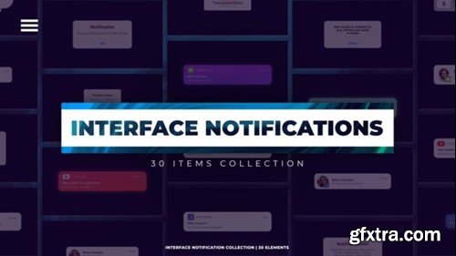 Videohive Interfaces Notifications 40419958