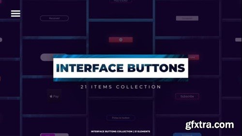 Videohive Interfaces Buttons 40419979