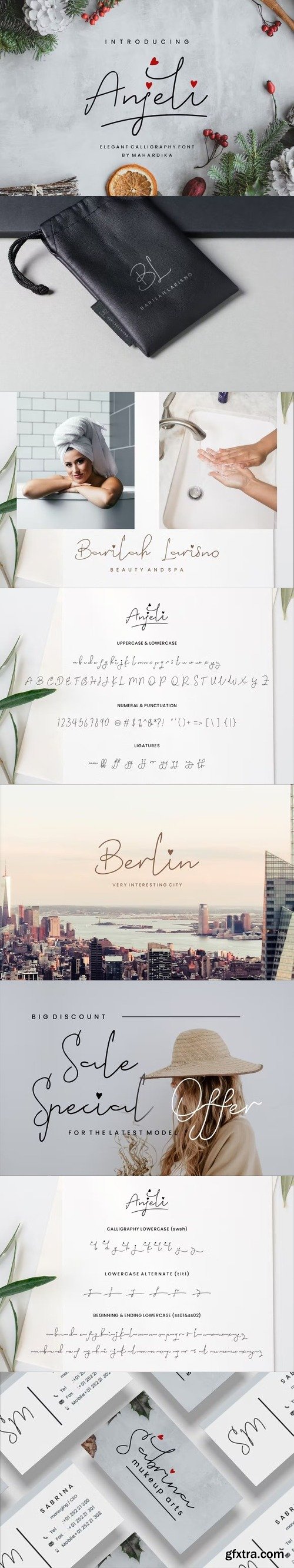 Anjeli - Elegant Signature Calligraphy Font