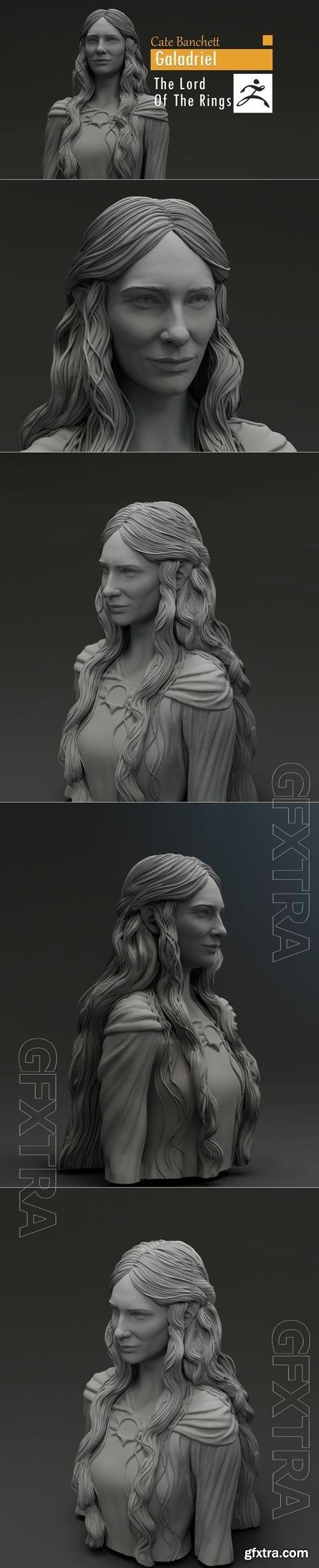 Cate Blanchet - Galadriel - The Lord Of The RIngs 3D Print