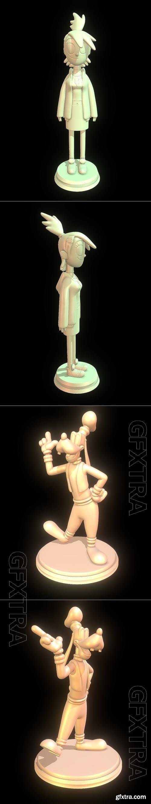 Frankie Foster and Goofy 3D Print