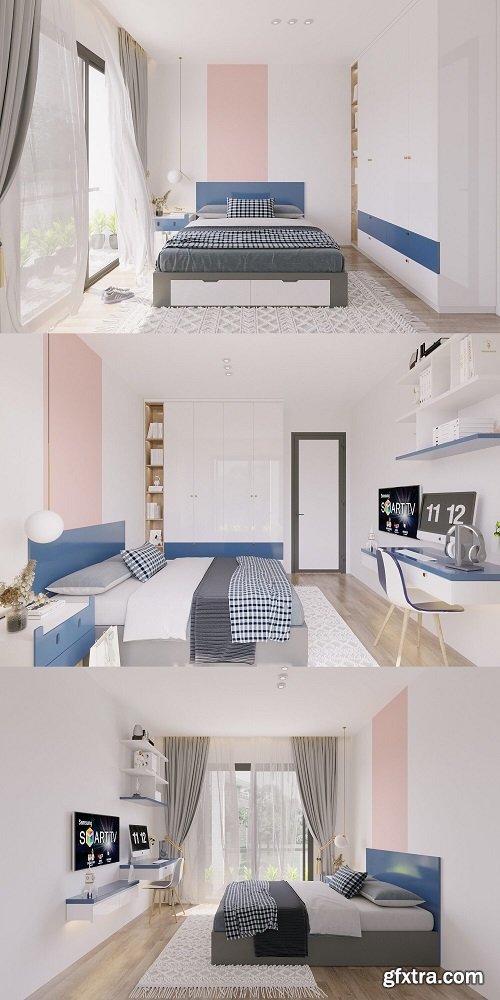 Child Bedroom Interior By Pham Thanh Nhan