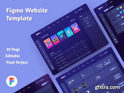 Figma Website Template - 39 Pages