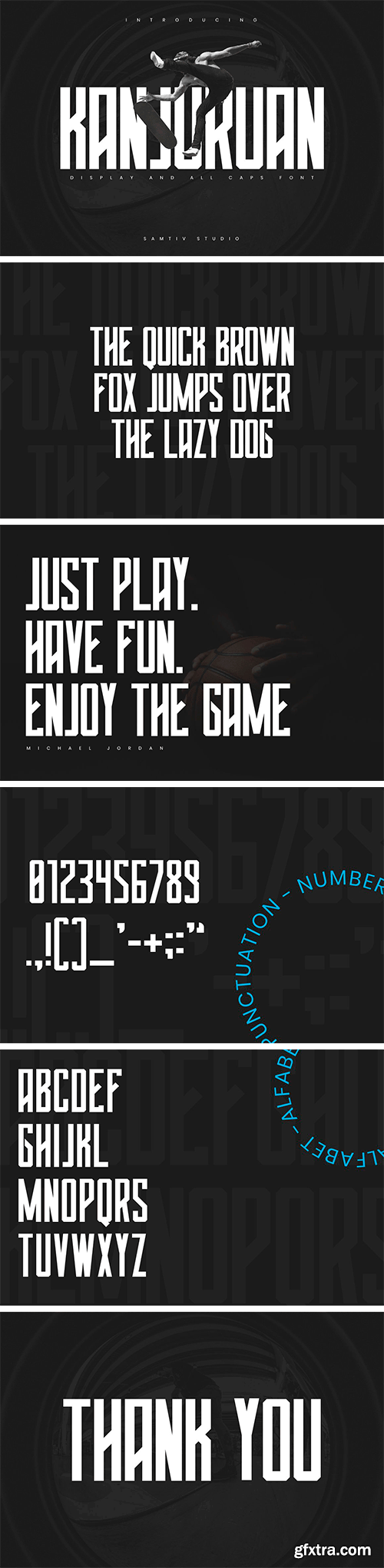 Kanjuruan - Sport Font Display