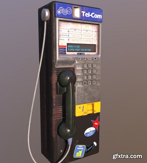 A public payphone