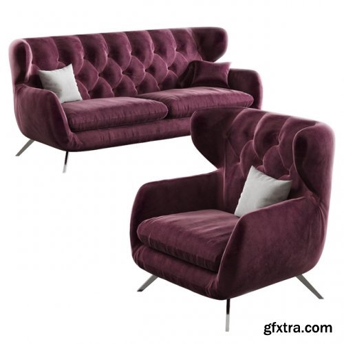 3C Candy Sixty sofa and armchair