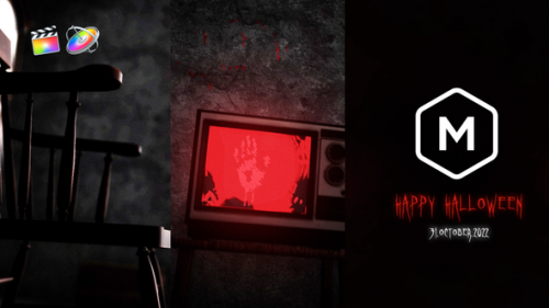 Videohive - Halloween Horror Logo Reveal - 40345886 - 40345886