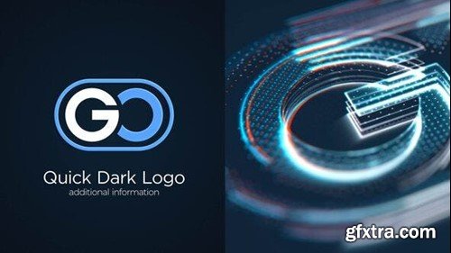 Videohive Quick Dark 3D Logo Reveal 36095451