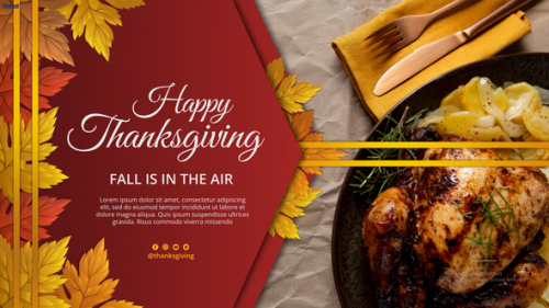 Videohive - Happy Thanksgiving Presentation | MOGRT - 40433156 - 40433156